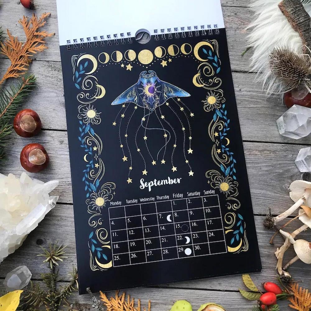 🔥Last Day 70% OFF-2023 Mysterious Animals Calendar Dark Forest Lunar Calendar