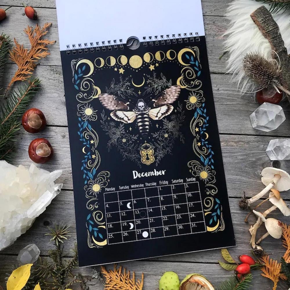 🔥Last Day 70% OFF-2023 Mysterious Animals Calendar Dark Forest Lunar Calendar