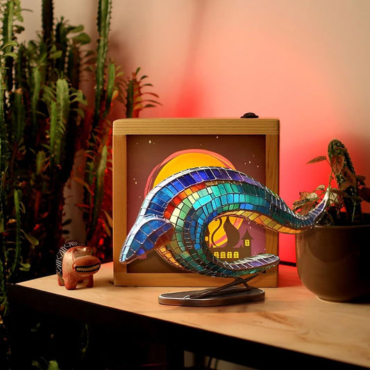 Colored Acrylic Board Animal Sitting Desktop Ornaments - Buy 2 Free Shipping