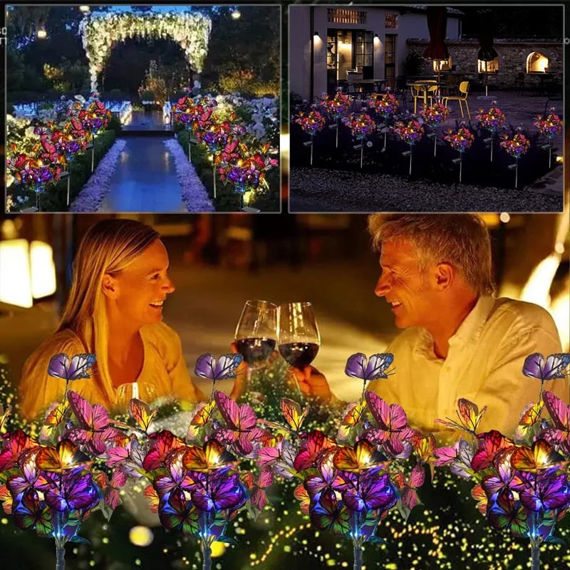 🔥Last Day Promotion 49% Off - Solar Outdoor Butterfly Lights