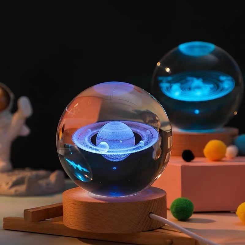 🪐3D Planet Crystal Ball