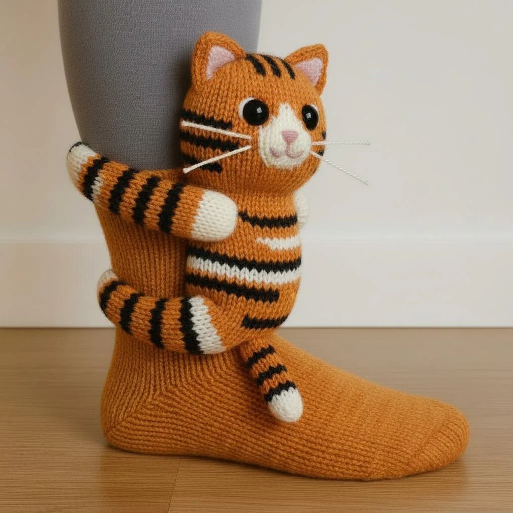 🔥2025 Creative knitted animal socks🧦