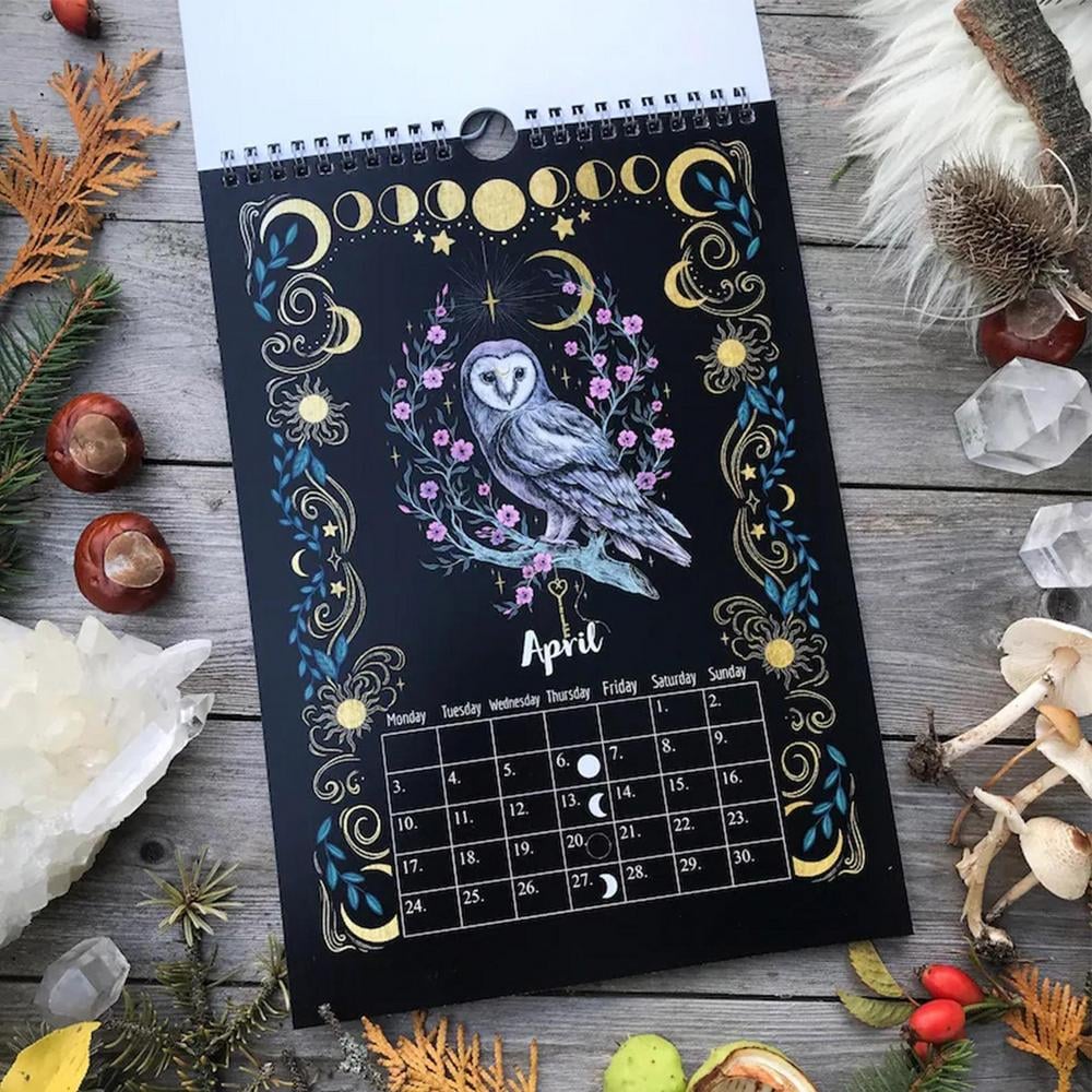 🔥Last Day 70% OFF-2023 Mysterious Animals Calendar  Dark Forest Lunar Calendar