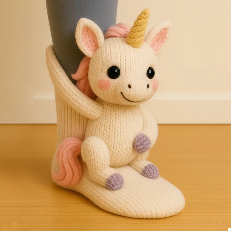 🔥2025 Creative knitted animal socks🧦