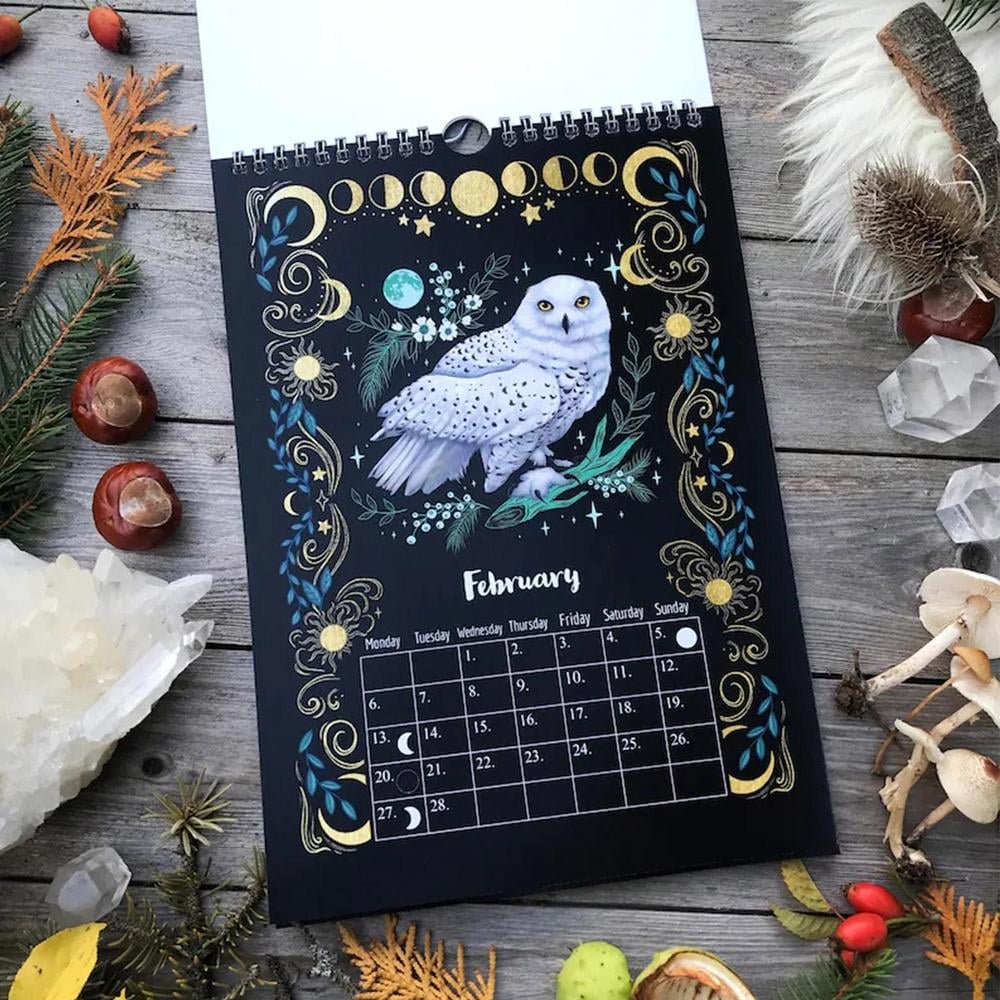 🔥Last Day 70% OFF-2023 Mysterious Animals Calendar  Dark Forest Lunar Calendar