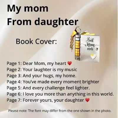 🔥LAST DAY🔥Book Necklace for Granddaughter