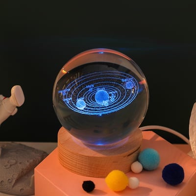 🪐3D Planet Crystal Ball