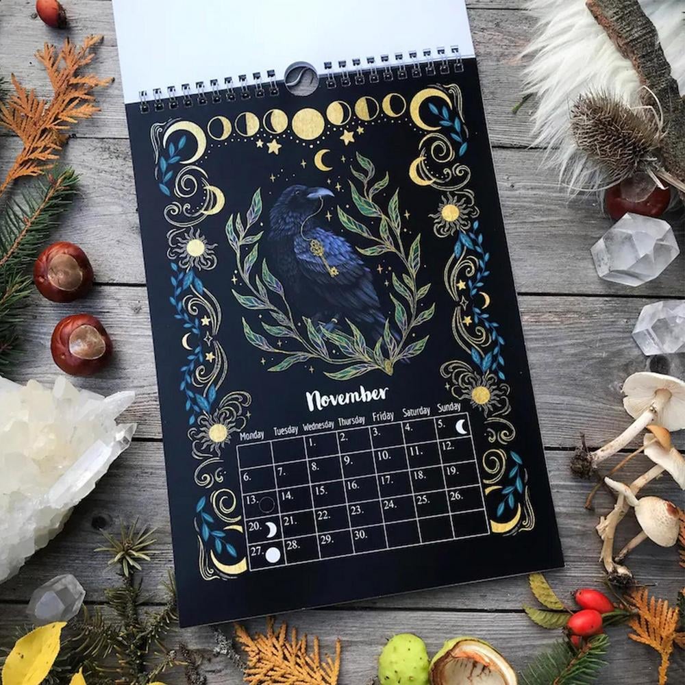 🔥Last Day 70% OFF-2023 Mysterious Animals Calendar  Dark Forest Lunar Calendar