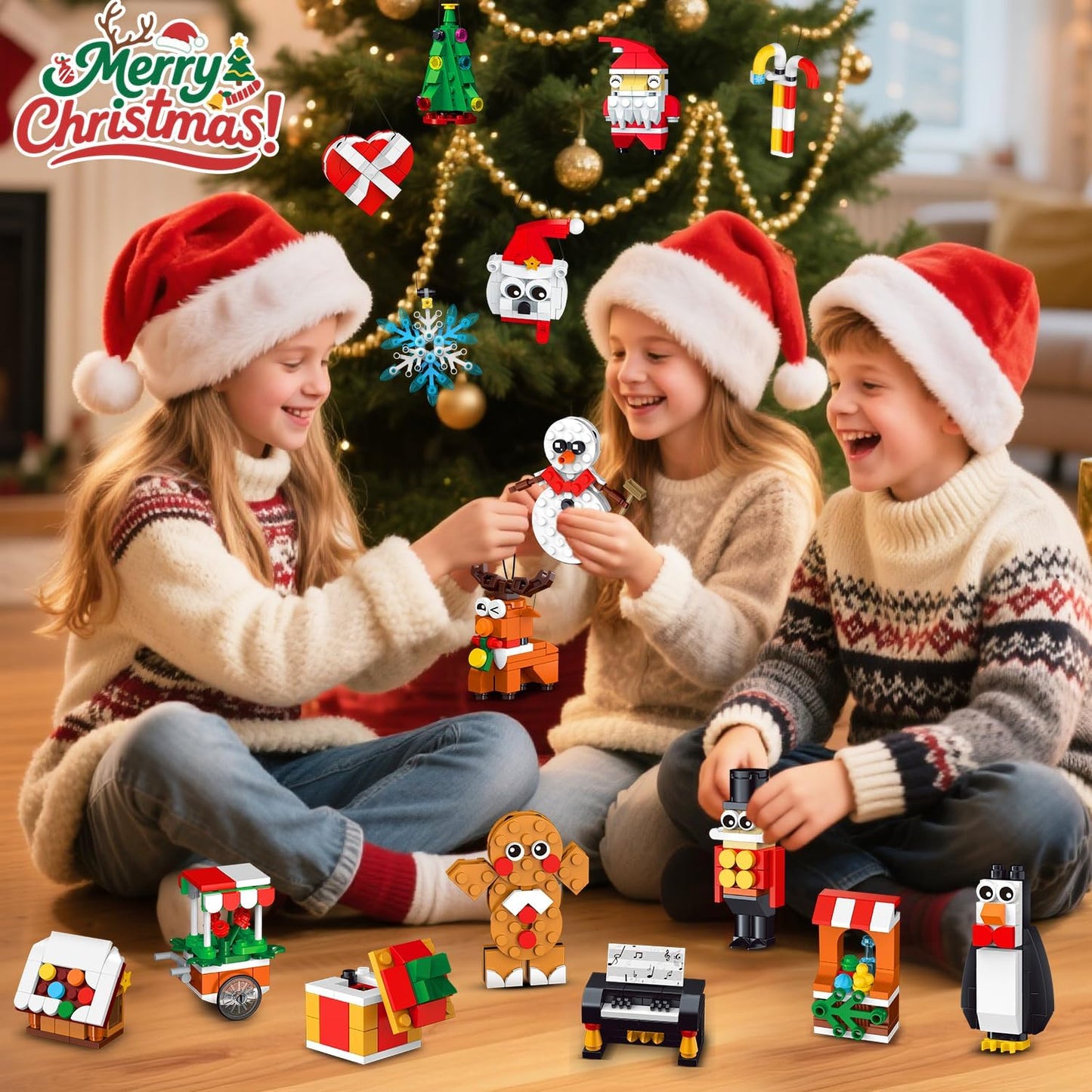 New Arrival 24 Countdown Building Block Set