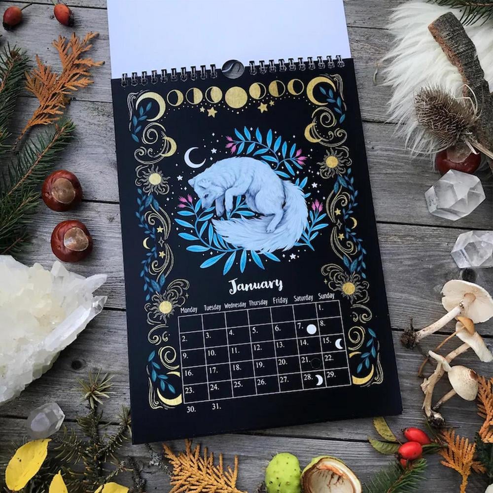 🔥Last Day 70% OFF-2023 Mysterious Animals Calendar  Dark Forest Lunar Calendar