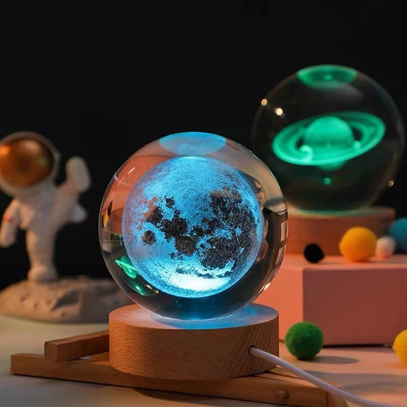 🪐3D Planet Crystal Ball