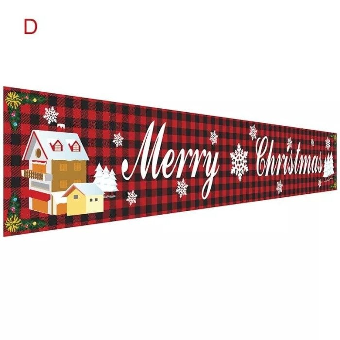 (🔥HOT SALE NOW 49% OFF) - Christmas Outdoor Banner Flag Pulling