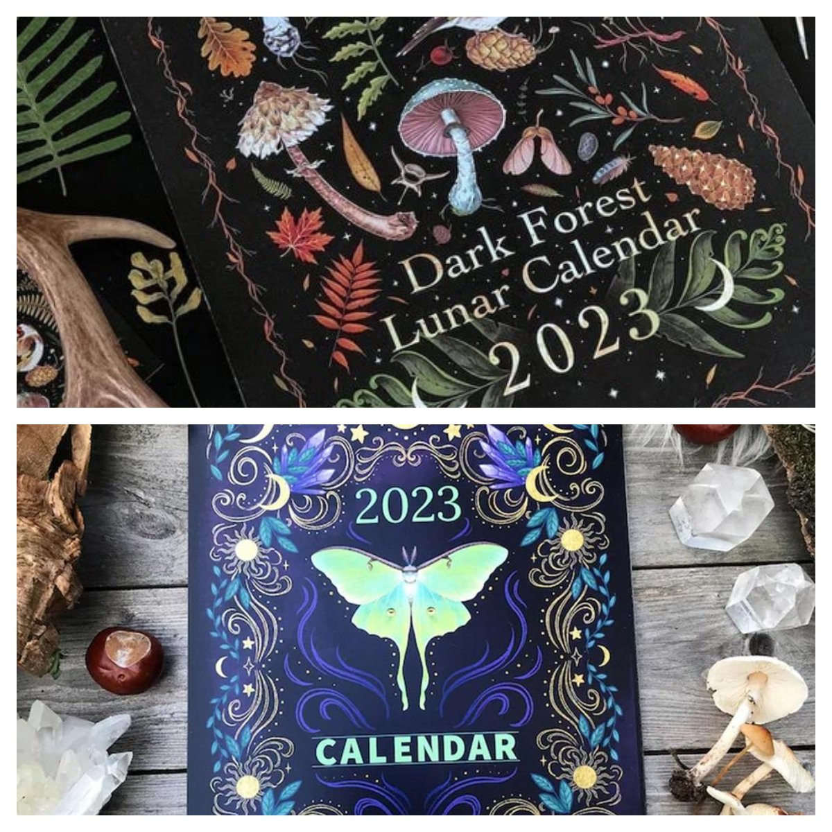 🔥Last Day 70% OFF-2023 Mysterious Animals Calendar  Dark Forest Lunar Calendar