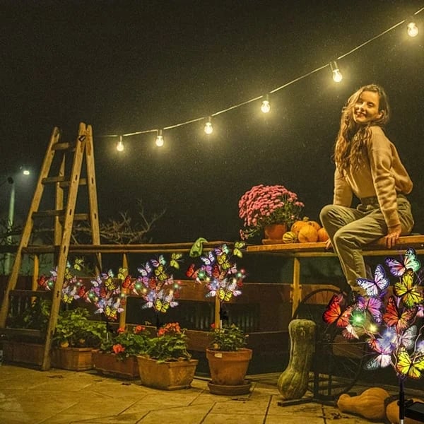 🔥Last Day Promotion 49% Off - Solar Outdoor Butterfly Lights