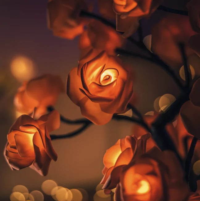 (🔥HOT SALE NOW 49% OFF) - Forever Rose Tree Lamp