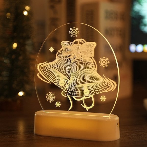The New 2023 Santa Claus snowman Christmas Tree Lights bedroom decor night lights