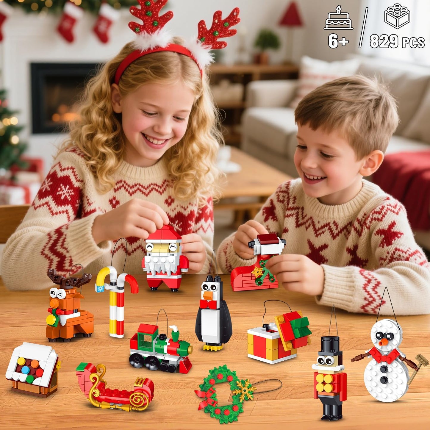 New Arrival 24 Countdown Building Block Set