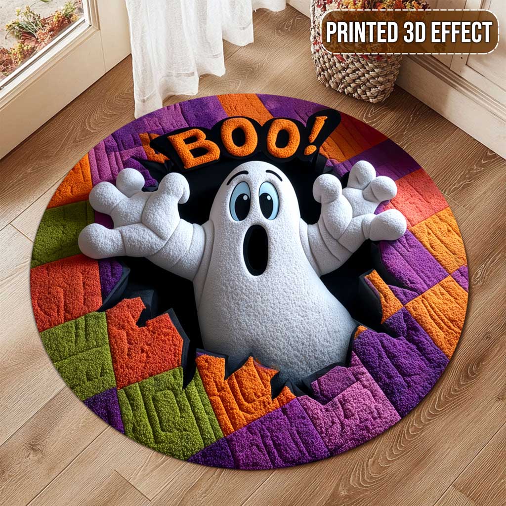 Halloween Ghost 3D Effect Rug