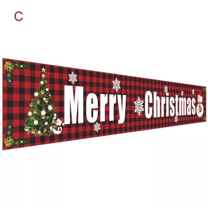 (🔥HOT SALE NOW 49% OFF) - Christmas Outdoor Banner Flag Pulling