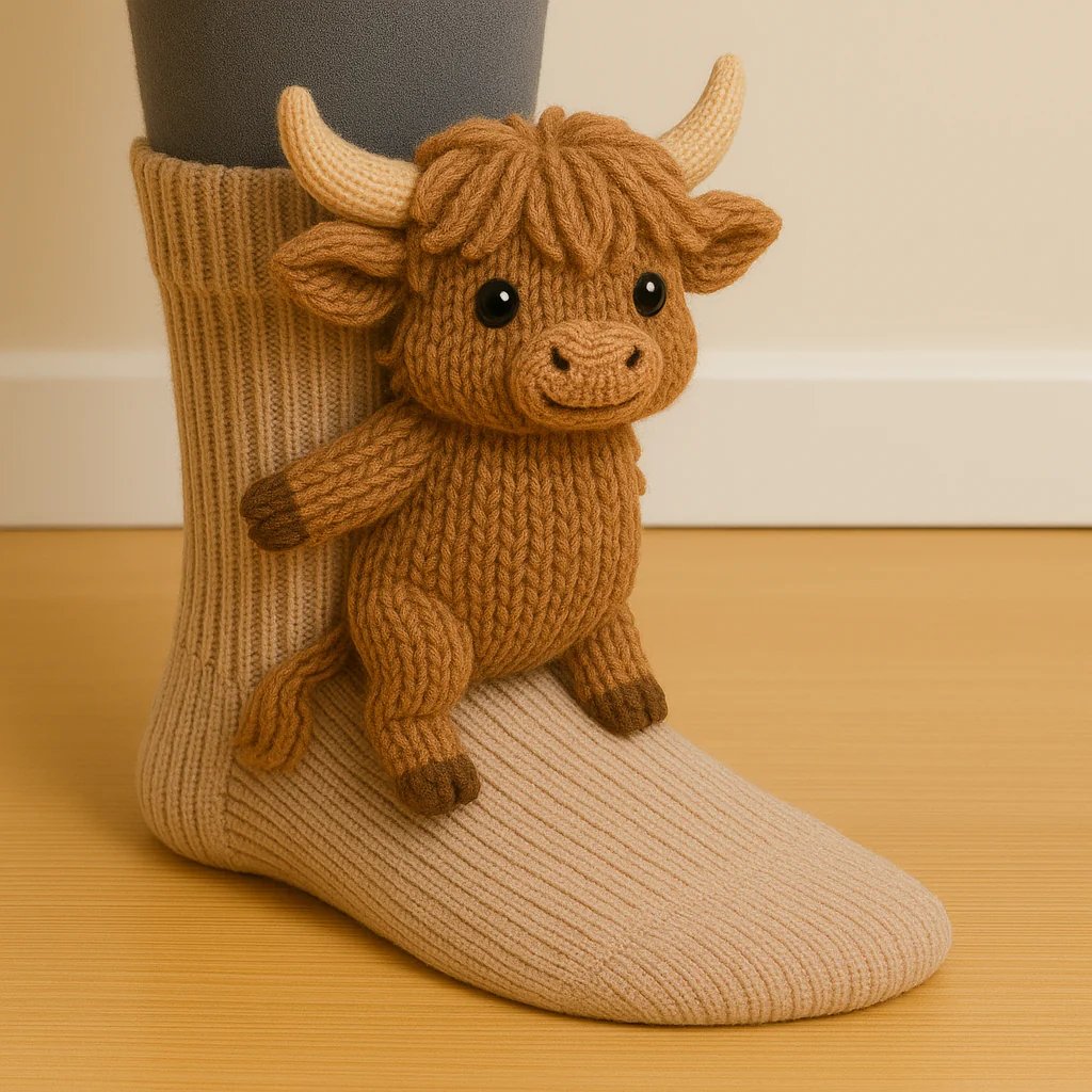 🔥2025 Creative knitted animal socks🧦