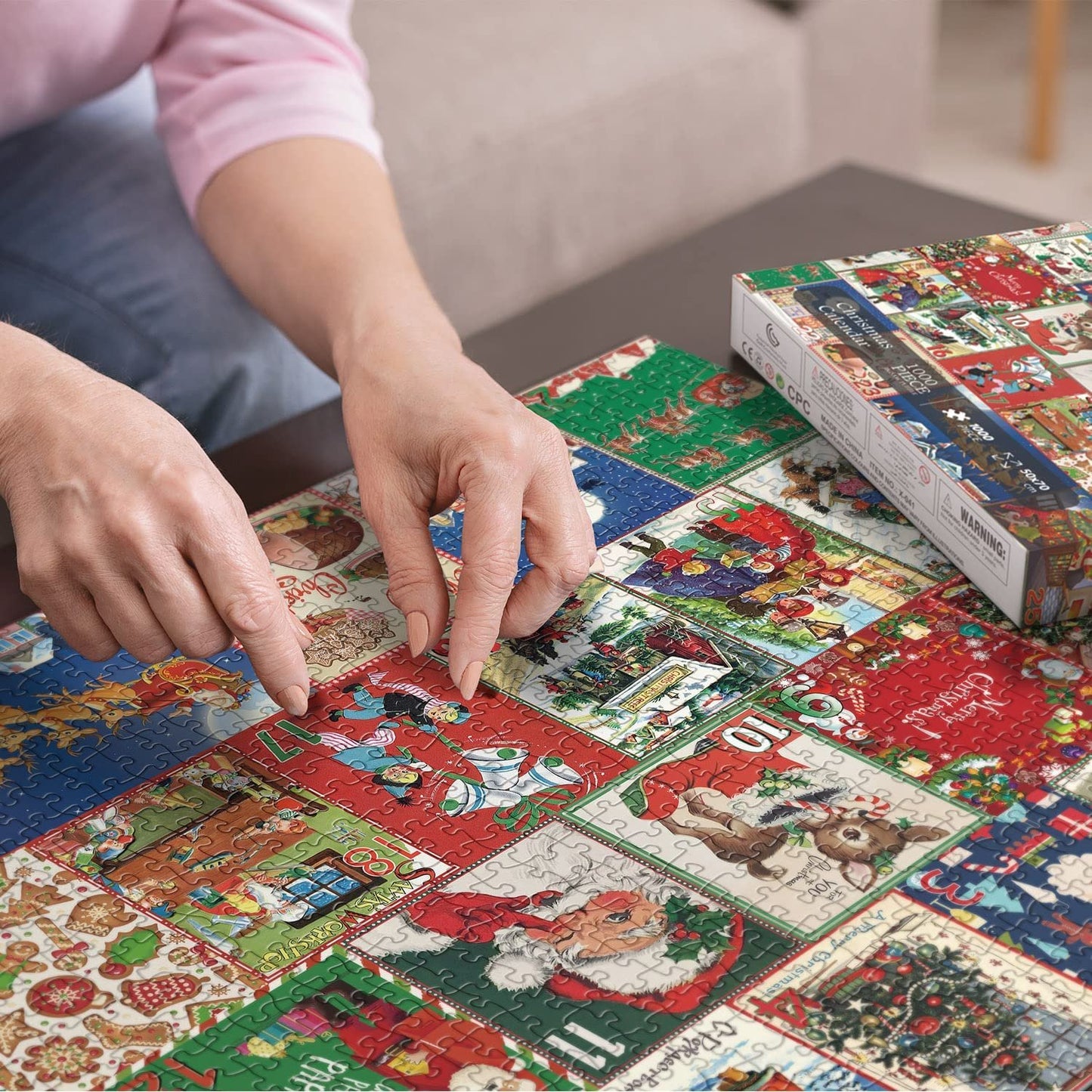 🎄Christmas Advent Calendar Jigsaw Puzzle 🧩[beautiful package]