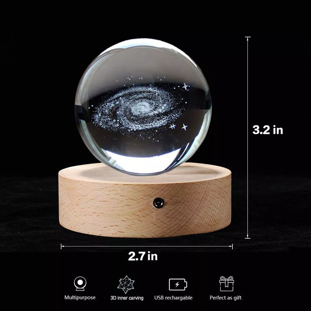 🪐3D Planet Crystal Ball