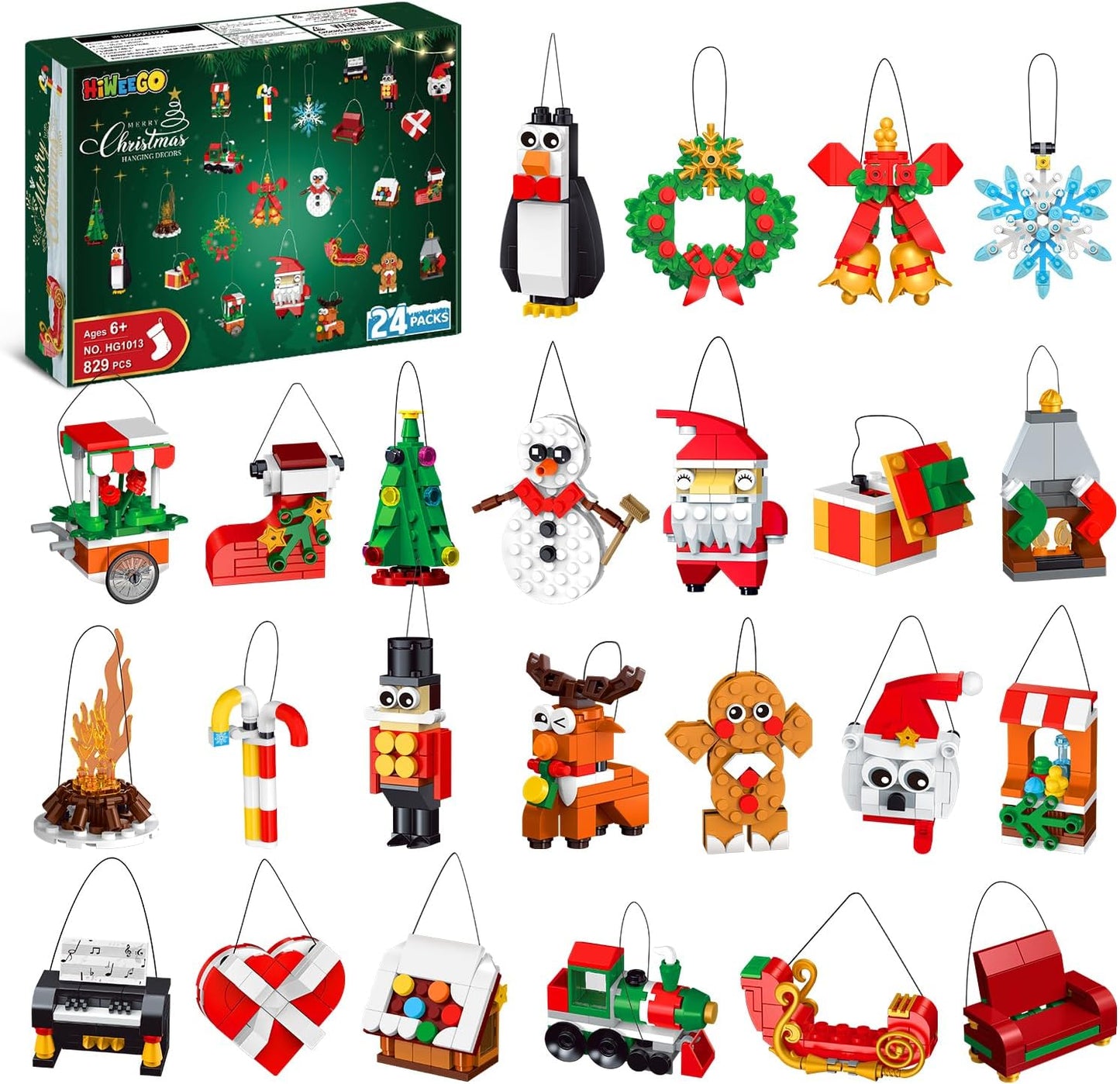 New Arrival 24 Countdown Building Block Set
