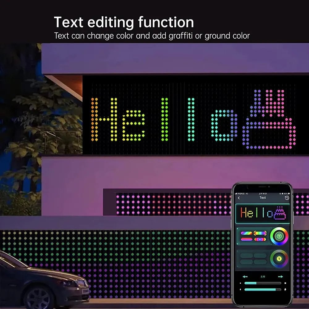 🔥2024 New Year Hot Sale🎁Color Waves LED Curtain Sync Lights