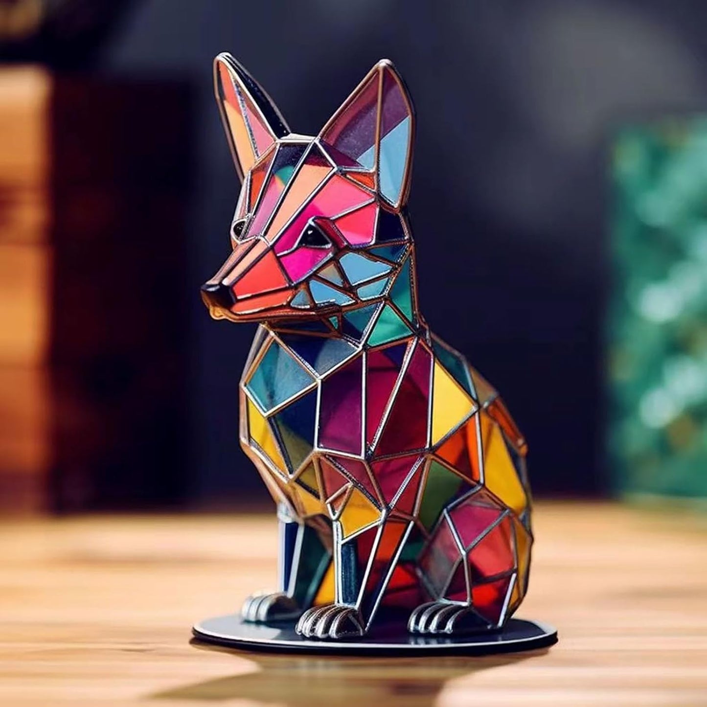 Colored Acrylic Board Animal Sitting Desktop Ornaments - Buy 2 Free Shipping