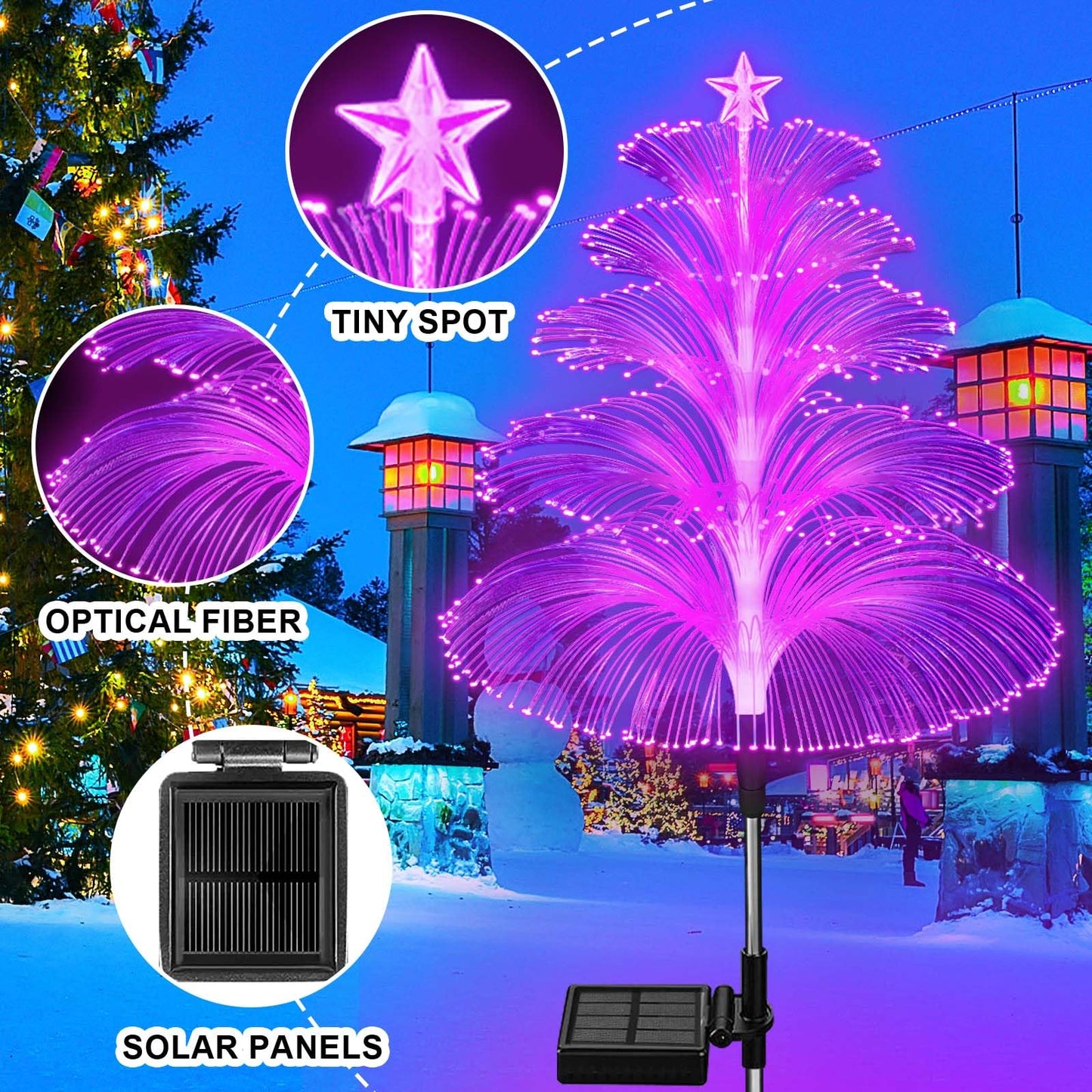 🔥7 Color Changing Christmas Firework Lights