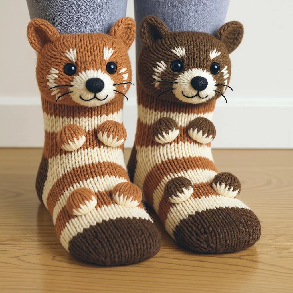 🔥2025 Creative knitted animal socks🧦
