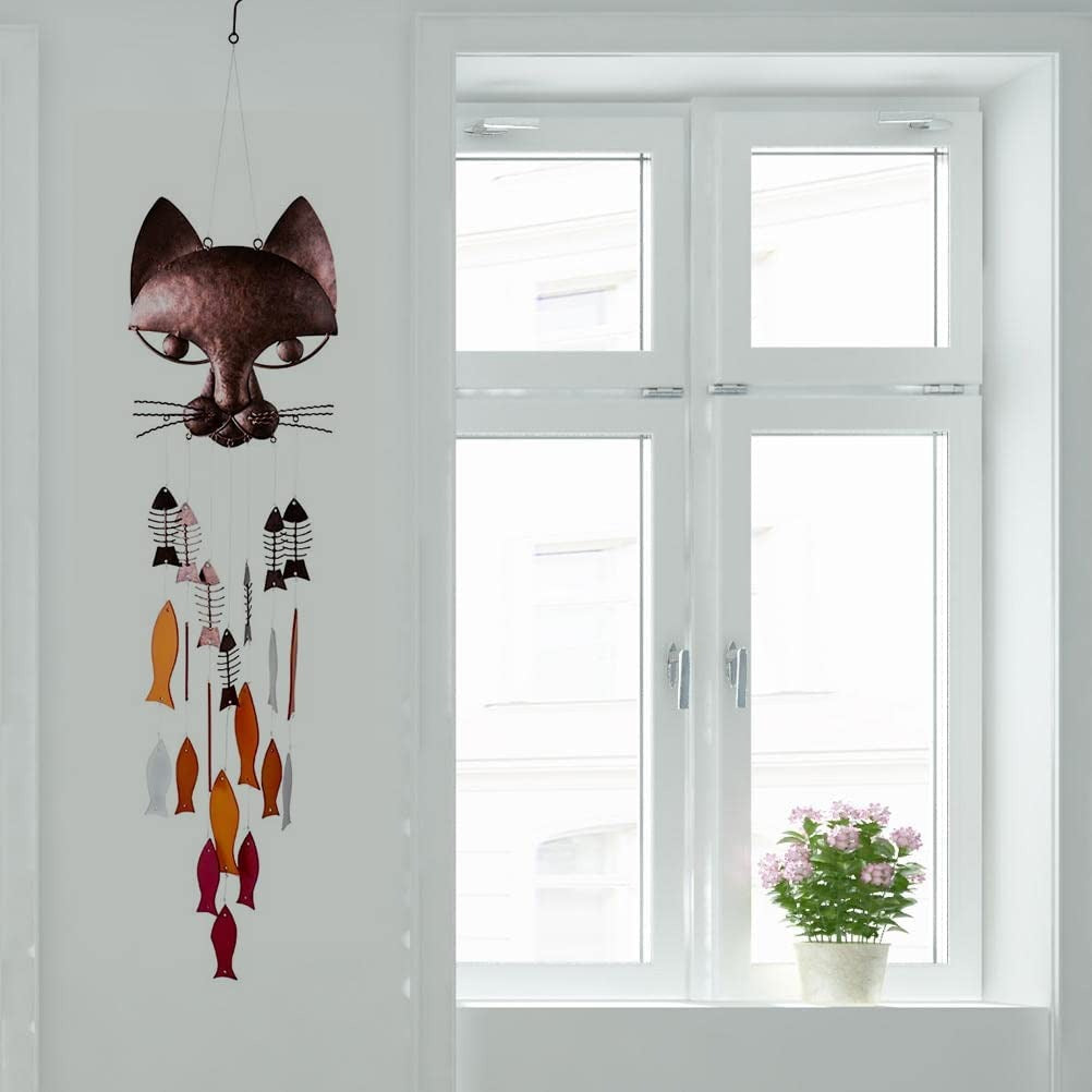 🔥HOT SALE🔥Handicraft Metal Fun Catfish Wind Chime🎐