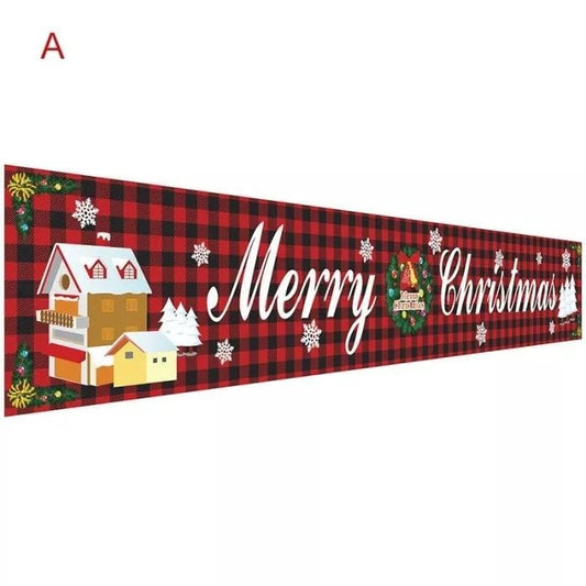 (🔥HOT SALE NOW 49% OFF) - Christmas Outdoor Banner Flag Pulling
