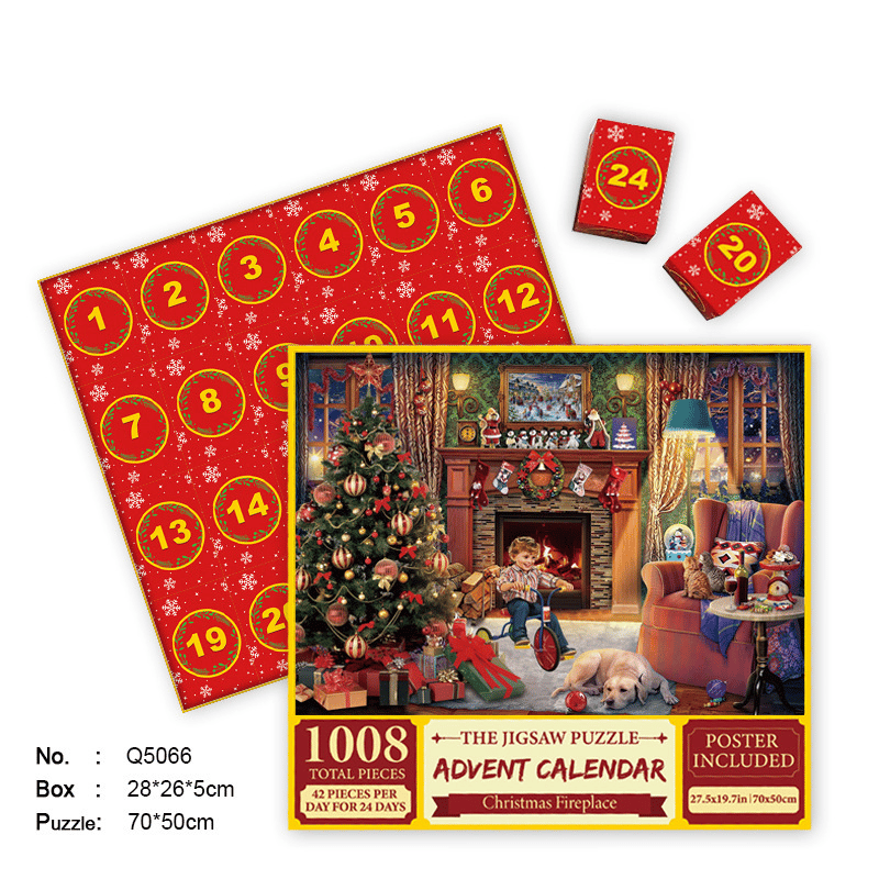 🎄Christmas Advent Calendar Jigsaw Puzzle 🧩[beautiful package]