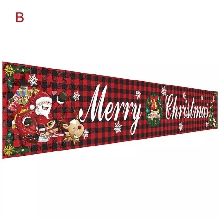 (🔥HOT SALE NOW 49% OFF) - Christmas Outdoor Banner Flag Pulling