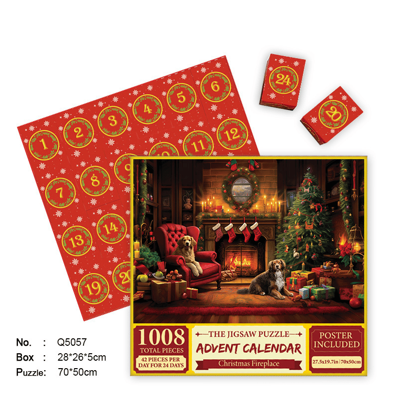 🎄Christmas Advent Calendar Jigsaw Puzzle 🧩[beautiful package]